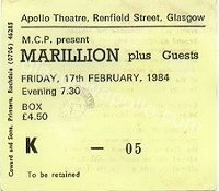 Marillion - Rage - 17/02/1984