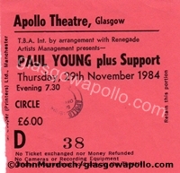 Paul Young - 29/11/1984